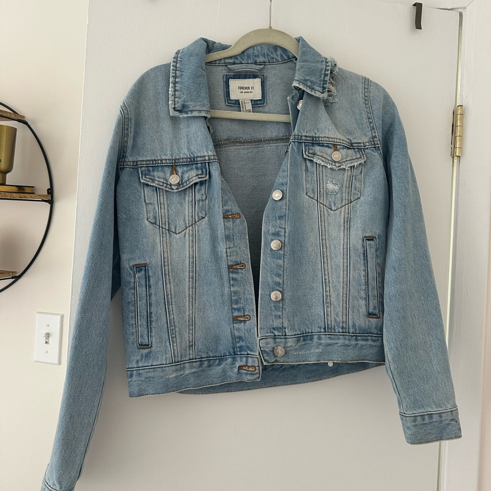Distressed Denim Jacket